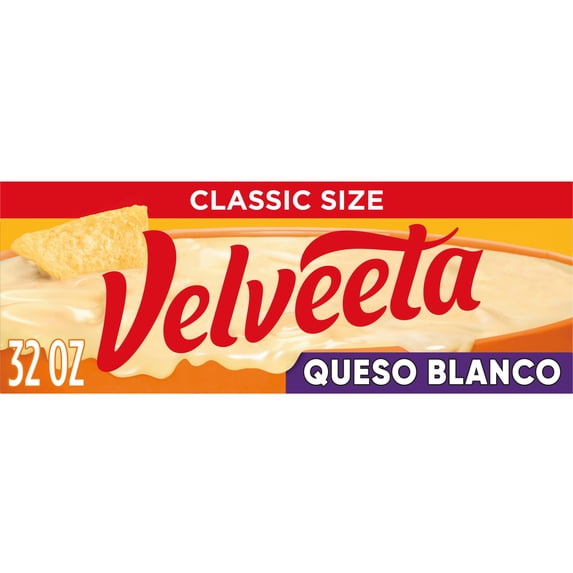 Velveeta Queso Blanco Pasteurized Recipe Cheese Product, 32 oz Block